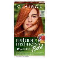 Clairol Natural Instincts Bold C64 Copper Sunset Permanent Haircolor, 1 application