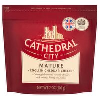 Cathedral City Mature English Cheddar Cheese, 7 oz, 7 Ounce