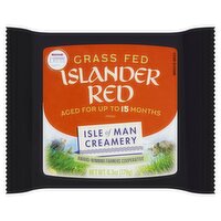 Isle of Man Creamery Islander Red Aged Leicester Grass Fed Cheese, 6.3 oz