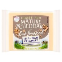 Isle of Man Creamery Oak Smoked Mature Cheddar Cheese, 6.3 oz