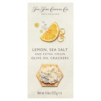 The Fine Cheese Co. Lemon, Sea Salt and Extra Virgin Olive Oil Crackers, 4.4 oz