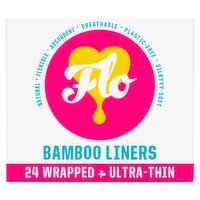 Flo Bamboo Liners, 24 count