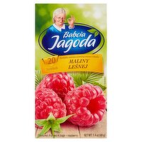 Babcia Jagoda Raspberry Flavoured Fruit Tea in Bags, 20 count, 1.4 oz