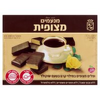 Manamim Coated Wafers (30%) Filled with Chocolate Flavored Cream, 14.1 oz