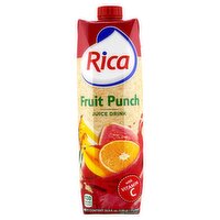 Rica Fruit Punch Juice Drink, 33.8 fl oz