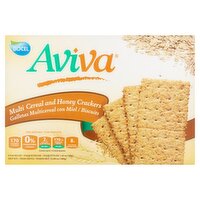 Bocel Aviva Multi Cereal and Honey Crackers, 1.41 oz, 9 count