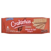 Colombina Crakeñas Wheat & Oat Integral Crackers, 4 count, 13.54 oz