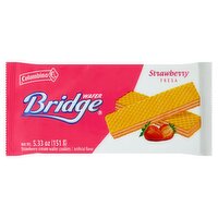Colombina Bridge Strawberry Cream Wafer Cookies, 5.33 oz