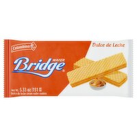 Colombina Bridge Dulce De Leche Cream Wafer Cookies, 5.33 oz