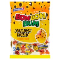 Colombina Bon Bon Bum Passion Fruit Candy & Gum, 24 count, 14.4 oz