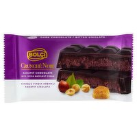 Bolçi Crunché Noir Kadayif Chocolate with Cocoa Hazelnut Cream, 2.29 oz