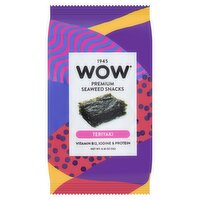 Wow Teriyaki Premium Seaweed Snacks, 0.18 oz