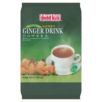 Gold Kili Instant Honey Ginger Drink, 0.63 oz, 20 count