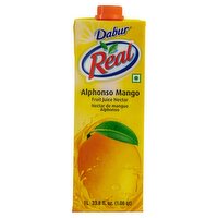 Dabur Real Alphonso Mango Fruit Juice Nectar, 33.8 fl oz