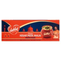 Vadilal Kesar Pista Malai Matka Kulfi Saffron Pistachio Ice Cream, 3.38 fl.oz, 2 count