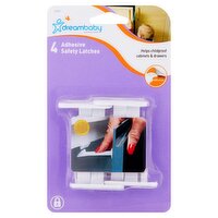 Dreambaby Adhesive Safety Latches, 4 count