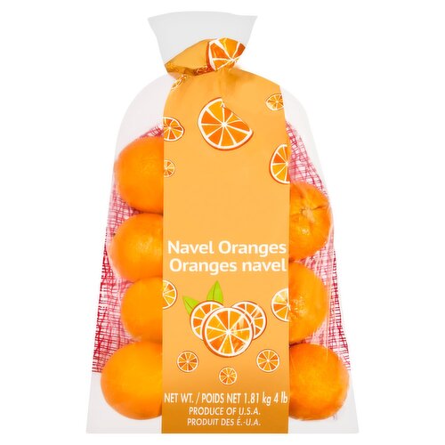 Navel Oranges 4lb Bag, 4 pound