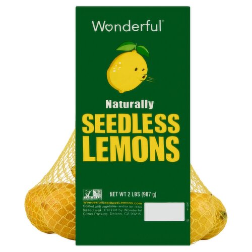 Fresh Seedless Lemons, 2 lb bag