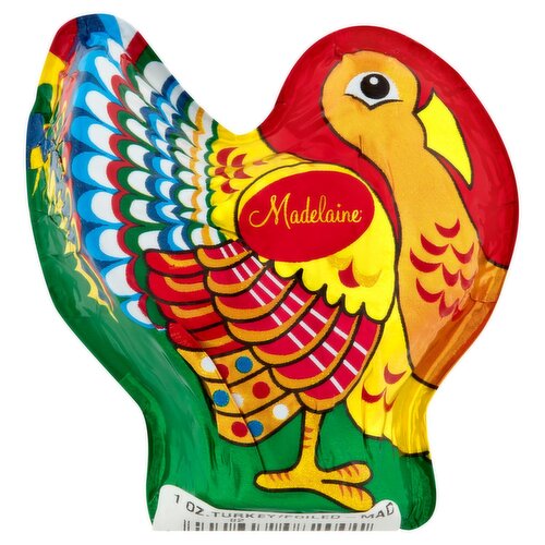 The Madelaine Chocolate Company Turkey Milk Chocolate, 1 oz