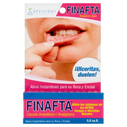 Finafta Anesthetic Analgesic Liquid, 0.5 fl oz