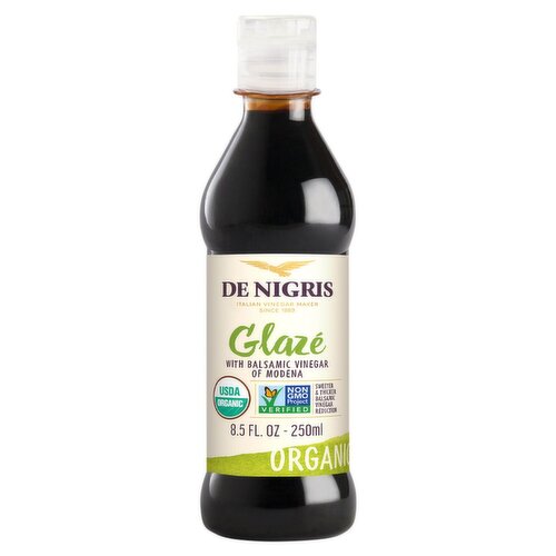 De Nigris Organic Glazé With Balsamic Vinegar of Modena, 8.5 fl oz