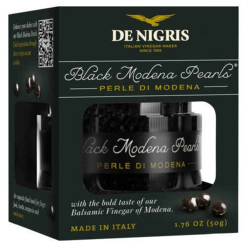 De Nigris Black Modena Pearls, 1.76 oz