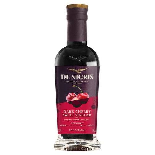 De Nigris Dark Cherry Sweet Vinegar, 8.5 fl oz