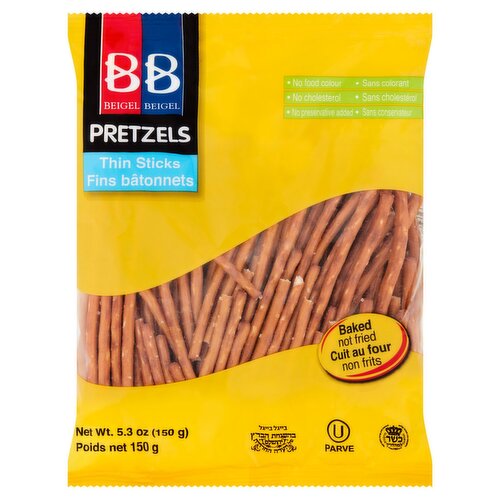 Beigel & Beigel Thin Sticks Pretzels, 5.3 oz