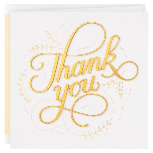 Hallmark Signature Thank You Card (Thank You So Much)