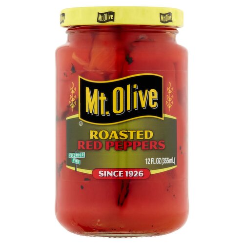 Mt. Olive Roasted Red Peppers, 12 fl oz