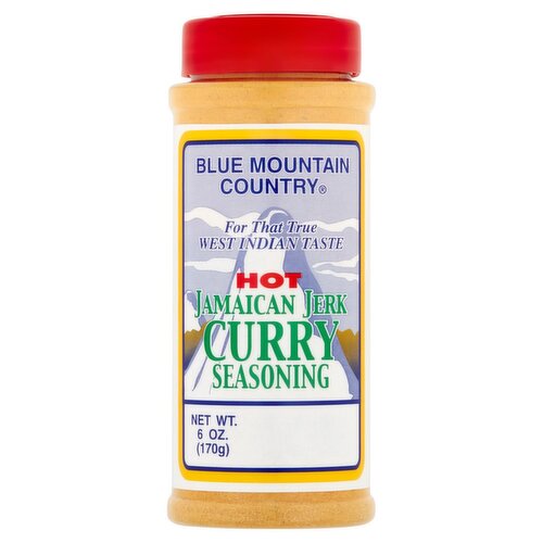 Blue Mountain Country Hot Jamaican Jerk Curry Seasoning, 6 oz