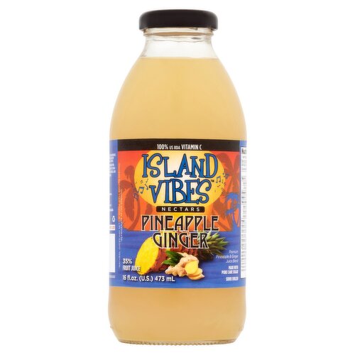 Island Vibes Pineapple Ginger Nectars, 16 fl oz