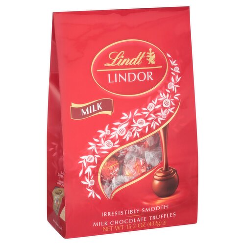 Lindt Lindor Milk Chocolate Truffles, 15.2 oz