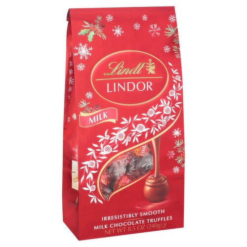 Lindt Lindor Milk Chocolate Truffles, 8.5 oz