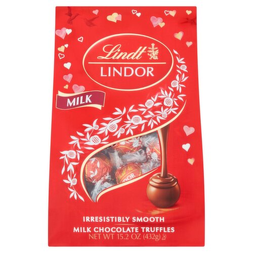 Lindt Lindor Milk Chocolate Truffles, 15.2 oz