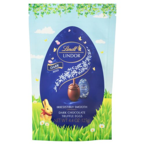 Lindt Lindor Dark Chocolate Truffle Eggs, 4.4 oz