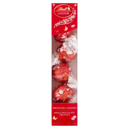 Lindt Lindor Milk Chocolate Truffles, 2.1 oz