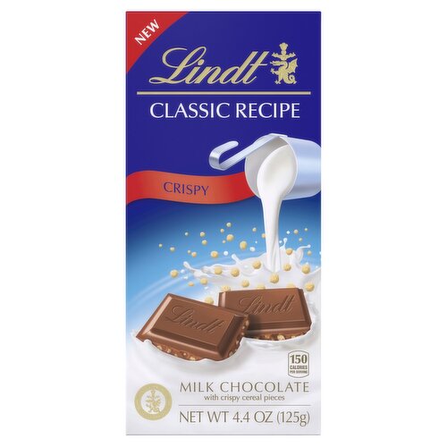 Lindt Classic Recipe Crispy Milk Chocolate, 4.4 oz