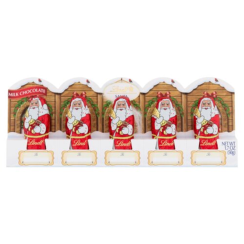 Lindt Milk Chocolate Santa, 1.7 oz