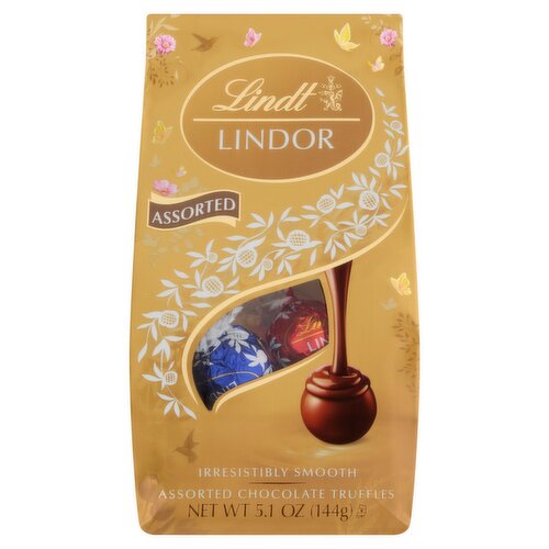 Lindt Lindor Assorted Chocolate Truffles, 5.1 oz