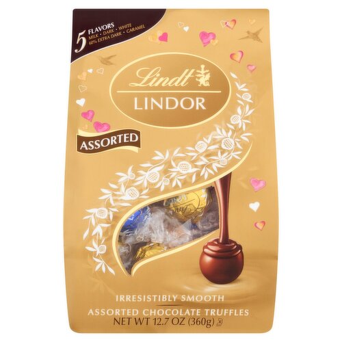 Lindt Lindor Assorted Chocolate Truffles, 12.7 oz