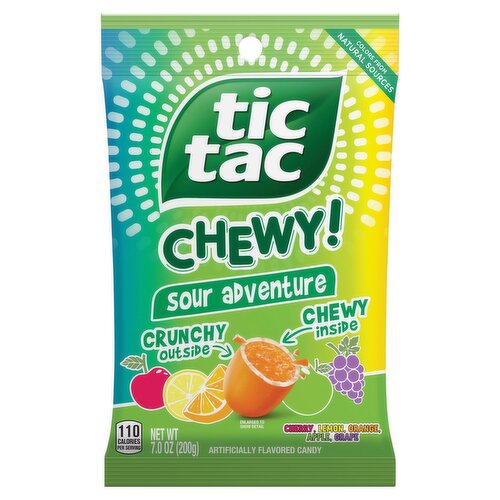 Tic Tac Chewy! Sour Adventure Candy, 7.0 oz