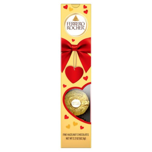 Ferrero Rocher Fine Hazelnut Chocolates, 2.2 oz