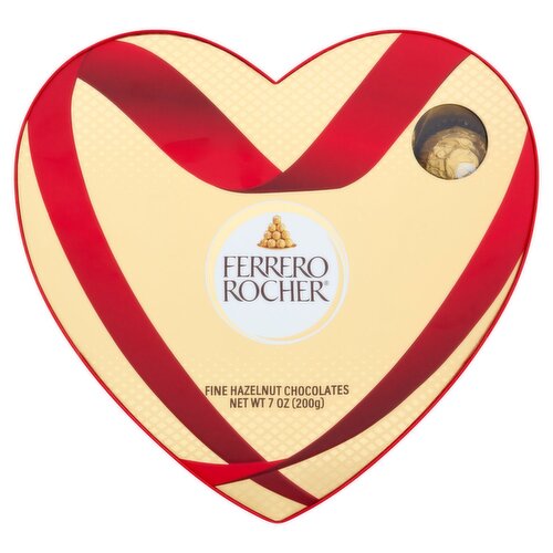 Ferrero Rocher Fine Hazelnut Chocolates, 7 oz