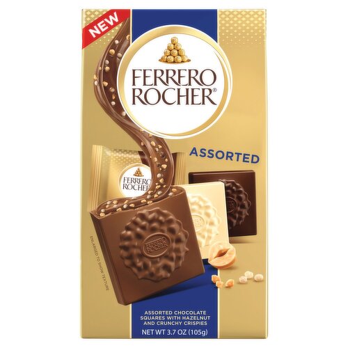 Ferrero Rocher Assorted Chocolate, 10 count, 3.7 oz