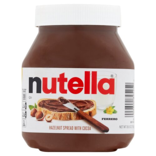 Ferrero Nutella Hazelnut Spread with Cocoa, 26.5 oz