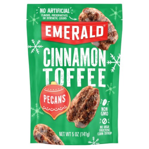 Emerald Cinnamon Toffee Pecans, 5 oz