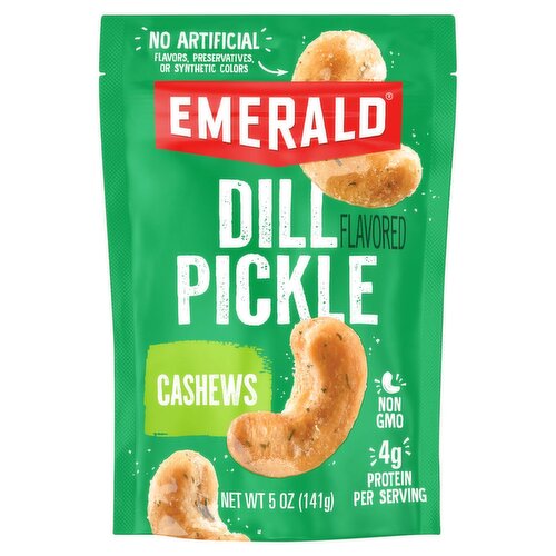 Emerald Dill Pickle Flavored Cashews, 5 oz