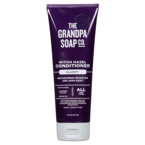 The Grandpa Soap Co. Clarify Witch Hazel Conditioner, 8 fl oz