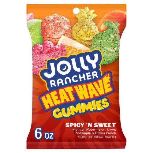 Jolly Rancher Heat Wave Gummies Spicy'N Sweet Candy, 6 oz
